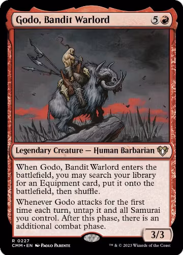 Godo, Bandit Warlord (227), Commander Masters — Magic card price