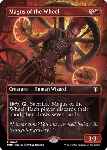 Magus of the Wheel (Borderless) (643), Commander Masters — Magic card price