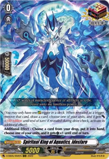 Spiritual King of Aquatics, Idosfaro (D-SS05/002EN), D-SS05: Festival Booster 2023 — Vanguard card price