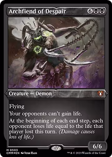 Archfiend of Despair (Foil Etched) (503), Commander Masters — Magic card price