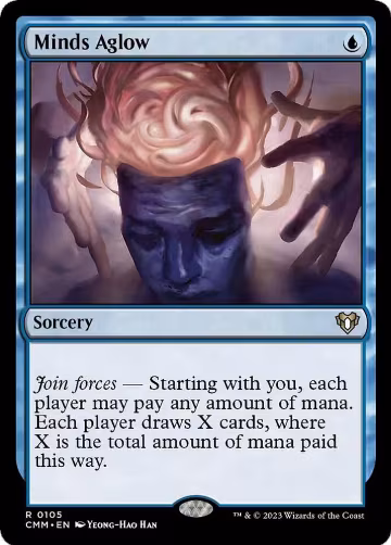 Minds Aglow (105), Commander Masters — Magic card price