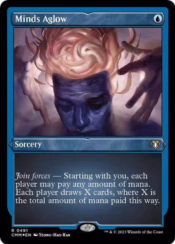 Minds Aglow (Foil Etched) (491), Commander Masters — Magic card price