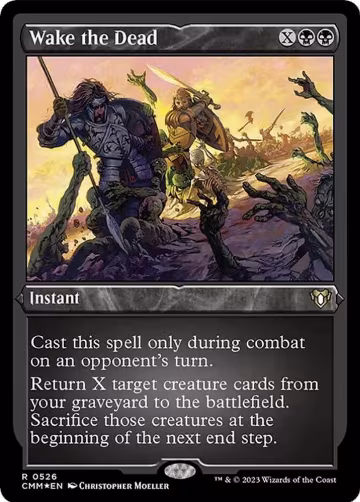 Wake the Dead (Foil Etched) (526), Commander Masters — Magic card price