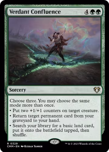Verdant Confluence (329), Commander Masters — Magic card price