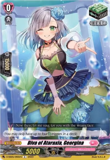 Diva of Ataraxia, Georgina (D-SS05/065EN), D-SS05: Festival Booster 2023 — Vanguard card price