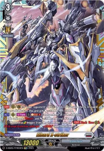 Elbard X-striker (FFR) (D-SS05/FFR03EN), D-SS05: Festival Booster 2023 — Vanguard card price