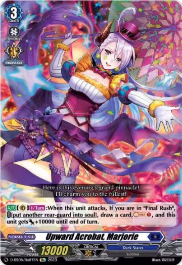 Upward Acrobat, Marjorie (D-SS05/Re07EN), D-SS05: Festival Booster 2023 — Vanguard card price