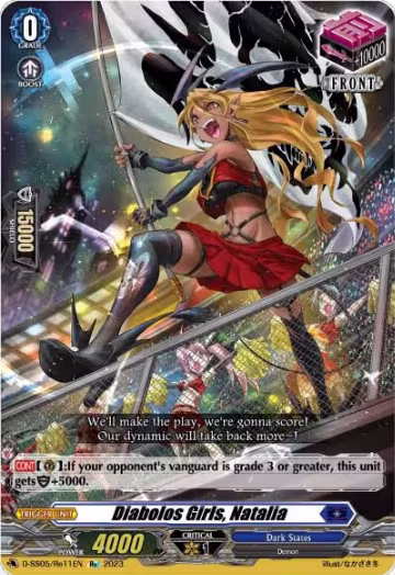 Diabolos Girls, Natalia (D-SS05/Re11EN), D-SS05: Festival Booster 2023 — Vanguard card price