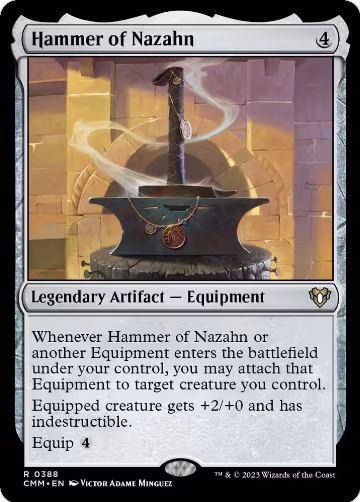 Hammer of Nazahn (388), Commander Masters — Magic card price