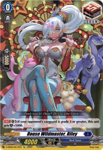 Rouse Wildmaster, Riley (D-SS05/Re13EN), D-SS05: Festival Booster 2023 — Vanguard card price