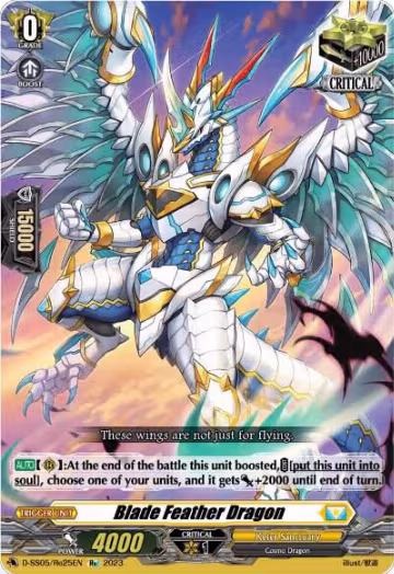 Blade Feather Dragon (D-SS05/Re25EN), D-SS05: Festival Booster 2023 — Vanguard card price
