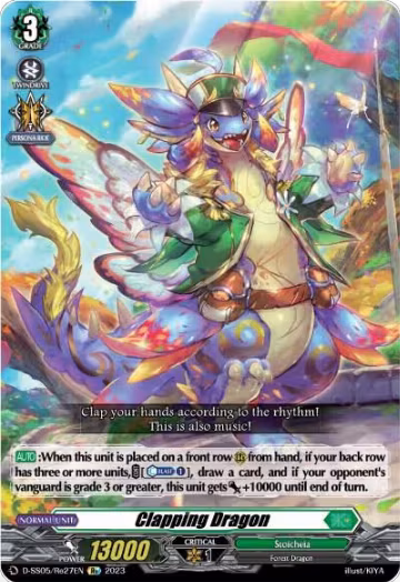 Clapping Dragon (D-SS05/Re27EN), D-SS05: Festival Booster 2023 — Vanguard card price