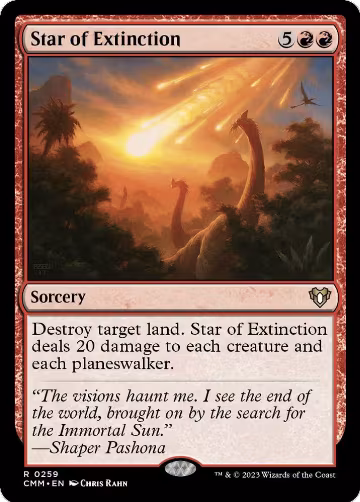 Star of Extinction (259), Commander Masters — Magic card price