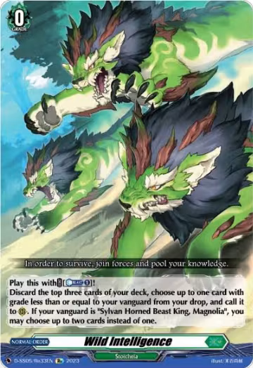 Wild Intelligence (D-SS05/Re33EN), D-SS05: Festival Booster 2023 — Vanguard card price