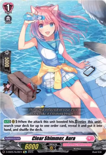 Clear Shimmer, Aura (D-SS05/Re36EN), D-SS05: Festival Booster 2023 — Vanguard card price