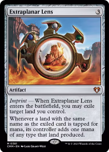 Extraplanar Lens (381), Commander Masters — Magic card price