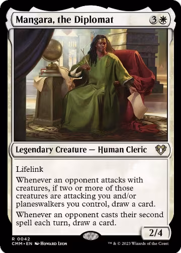 Mangara, the Diplomat (42), Commander Masters — Magic card price