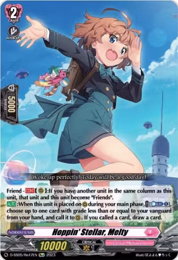 Hoppin' Stellar, Melty (D-SS05/Re47EN), D-SS05: Festival Booster 2023 — Vanguard card price