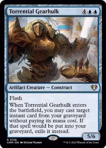 Torrential Gearhulk (128), Commander Masters — Magic card price