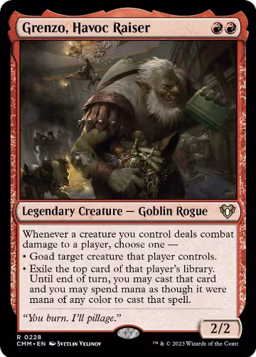 Grenzo, Havoc Raiser (228), Commander Masters — Magic card price