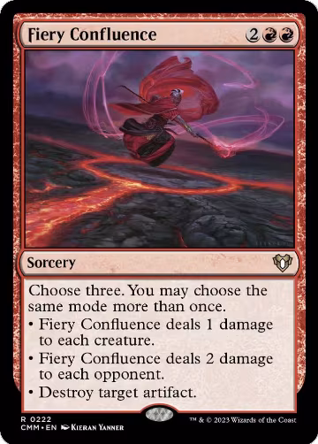 Fiery Confluence (222), Commander Masters — Magic card price
