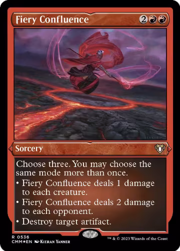 Fiery Confluence (Foil Etched) (536), Commander Masters — Magic card price