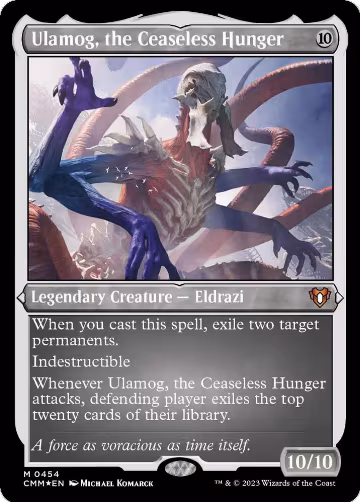 Ulamog, the Ceaseless Hunger (Foil Etched) (454), Commander Masters — Magic card price