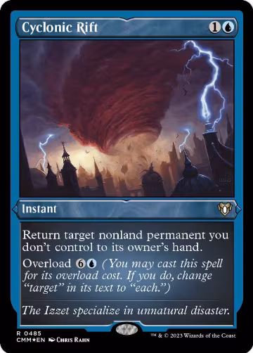 Cyclonic Rift (Foil Etched) (485), Commander Masters — Magic card price