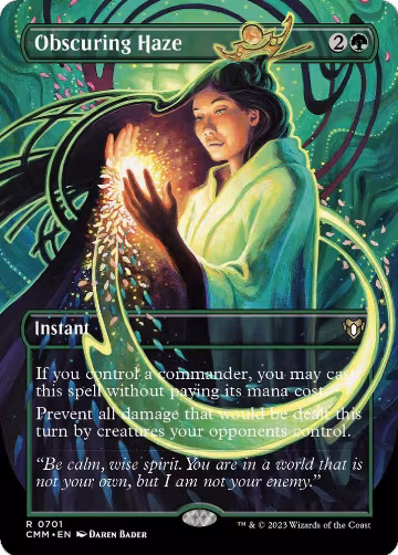 Obscuring Haze (Borderless) (701), Commander Masters — Magic card price
