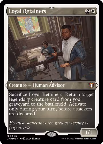 Loyal Retainers (Foil Etched) (465), Commander Masters — Magic card price