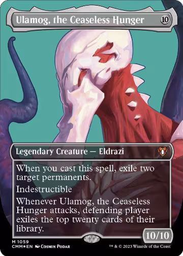 Ulamog, the Ceaseless Hunger (Textured Foil) (1059), Commander Masters — Magic card price