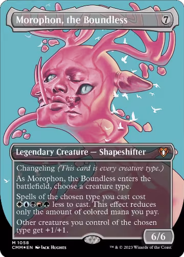 Morophon, the Boundless (Textured Foil) (1058), Commander Masters — Magic card price