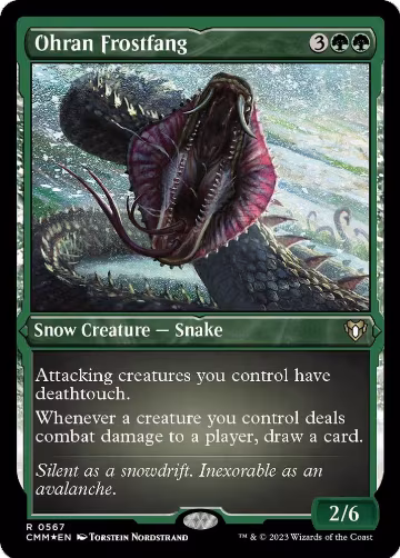 Ohran Frostfang (Foil Etched) (567), Commander Masters — Magic card price