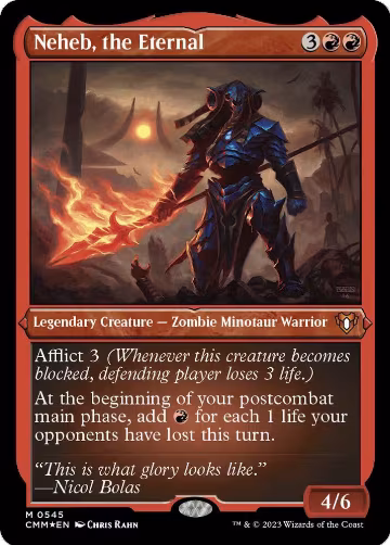 Neheb, the Eternal (Foil Etched) (545), Commander Masters — Magic card price