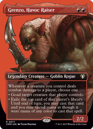Grenzo, Havoc Raiser (Borderless) (677), Commander Masters — Magic card price