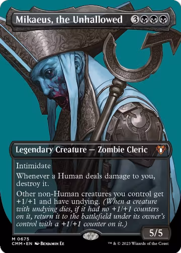 Mikaeus, the Unhallowed (Borderless) (675), Commander Masters — Magic card price