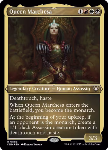 Queen Marchesa (Foil Etched) (588), Commander Masters — Magic card price