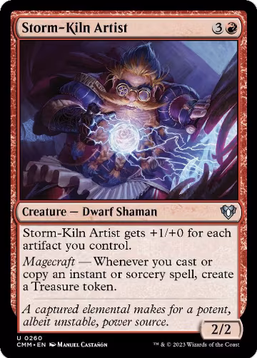 Storm-Kiln Artist (260), Commander Masters — Magic card price