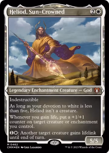 Heliod, Sun-Crowned (Foil Etched) (462), Commander Masters — Magic card price