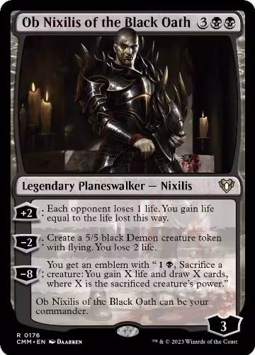 Ob Nixilis of the Black Oath (176), Commander Masters — Magic card price
