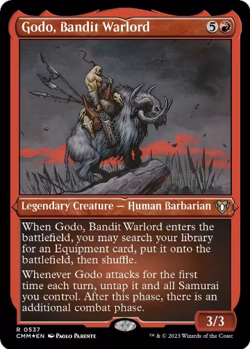 Godo, Bandit Warlord (Foil Etched) (537), Commander Masters — Magic card price