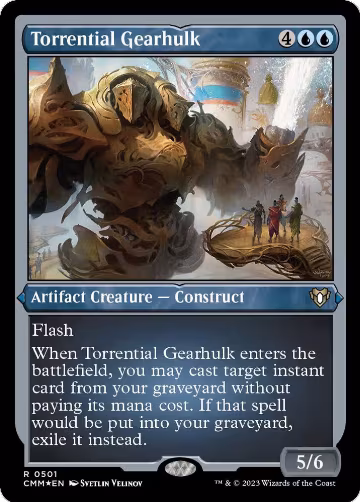 Torrential Gearhulk (Foil Etched) (501), Commander Masters — Magic card price