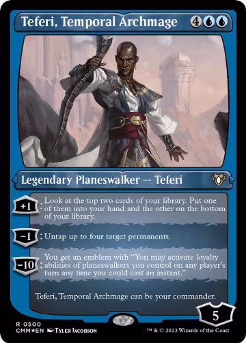 Teferi, Temporal Archmage (Foil Etched) (500), Commander Masters — Magic card price