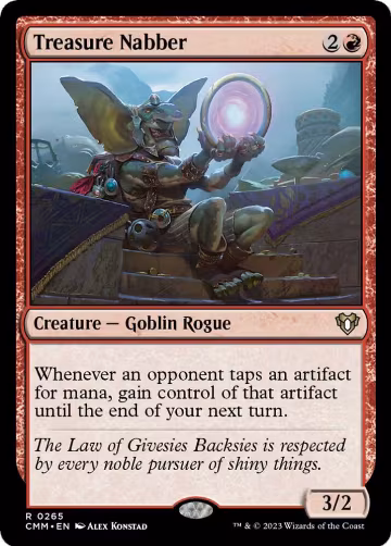 Treasure Nabber (265), Commander Masters — Magic card price