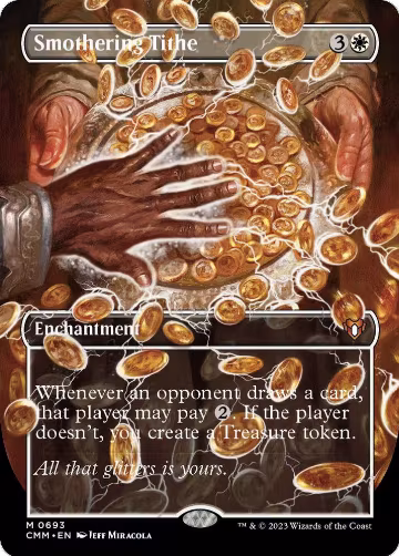 Smothering Tithe (Borderless) (693), Commander Masters — Magic card price
