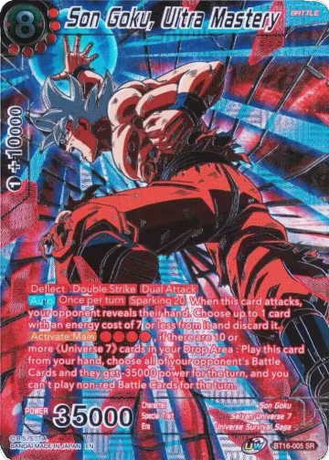 Son Goku, Ultra Mastery (Alternate Art) (BT16-005) — card price