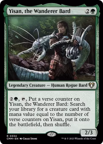 Yisan, the Wanderer Bard (334), Commander Masters — Magic card price