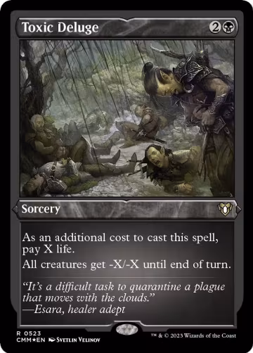 Toxic Deluge (Foil Etched) (523), Commander Masters — Magic card price