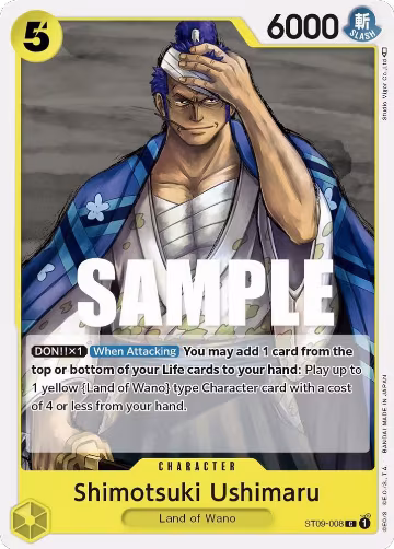 Shimotsuki Ushimaru (ST09-008), ST-09: Starter Deck 9 Yamato — One Piece card price