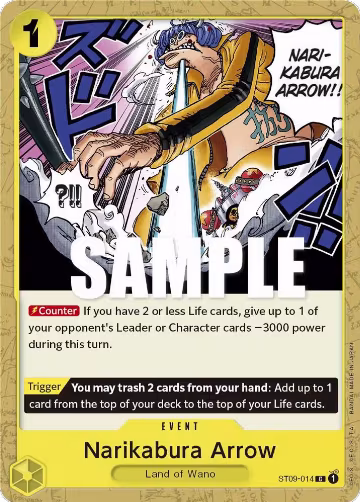Narikabura Arrow (ST09-014), ST-09: Starter Deck 9 Yamato — One Piece card price